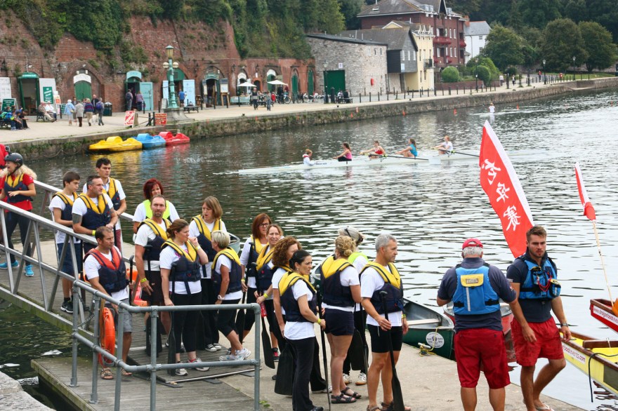 I found the Royal Devon & Exeter Dragon Boat team!