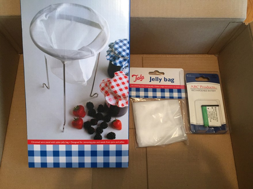 My three small items!