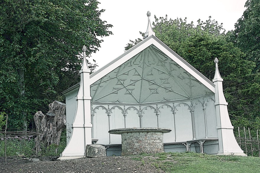 The Gothic Bench at Uppark