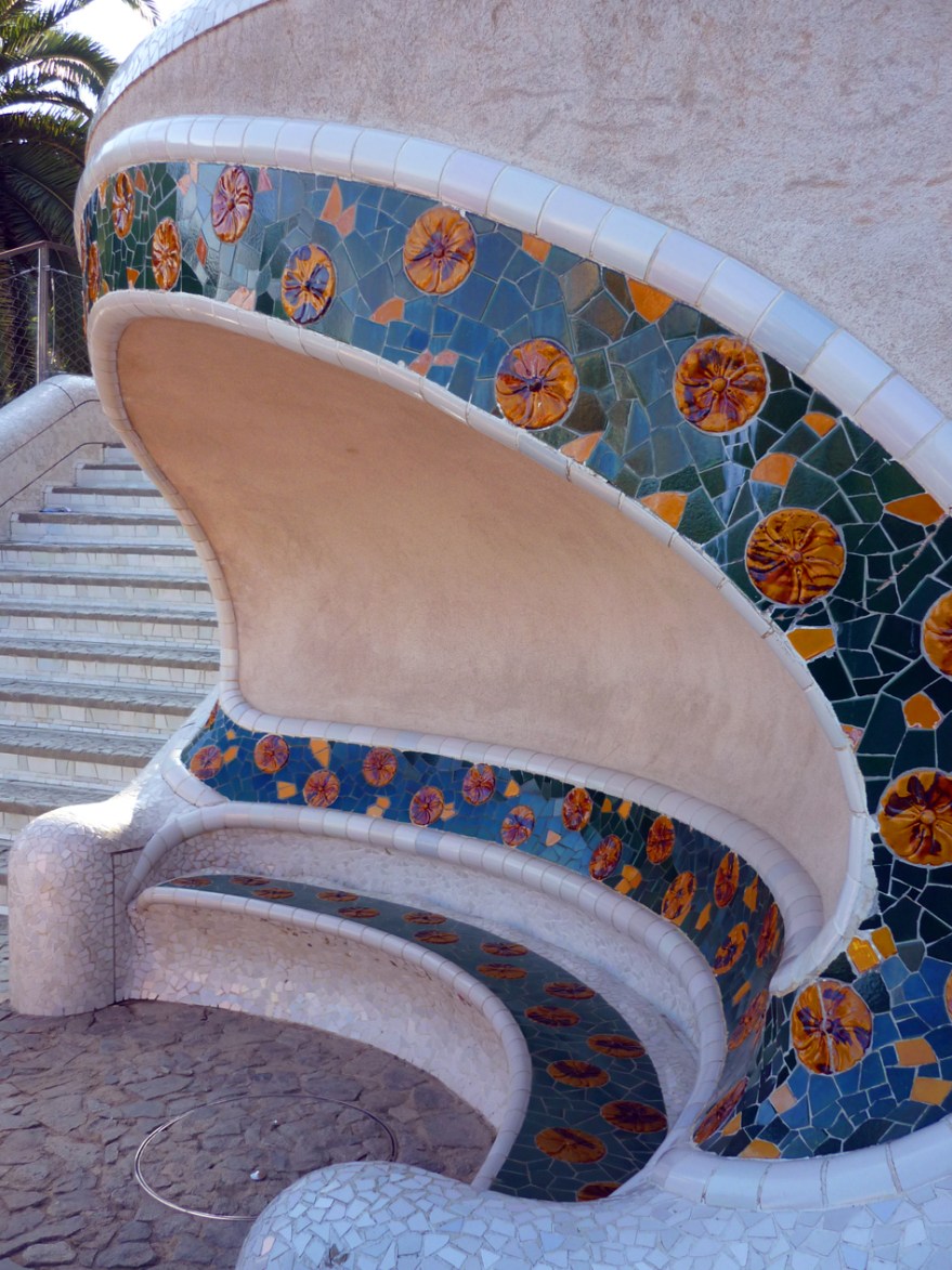 A colourful bench for August