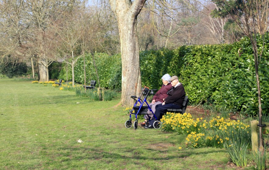 I wonder how many times they've shared this bench